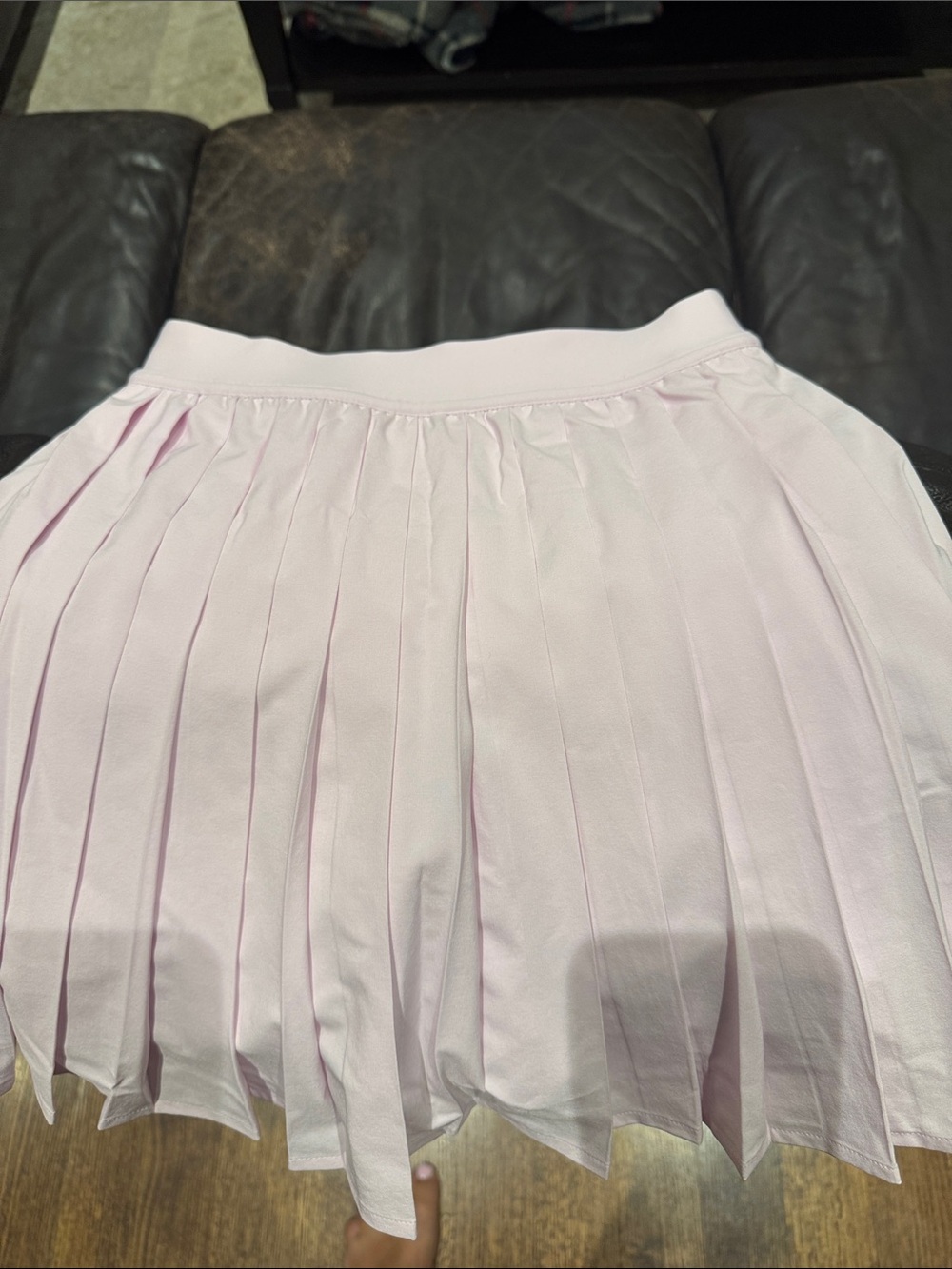 lululemon athletica Pleated Mini Skirt in Pale Pink - never worn
